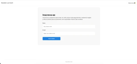 Projeto de Estudo NewsLetter