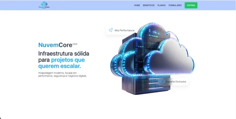 Projeto de Estudo NuvemCore Host